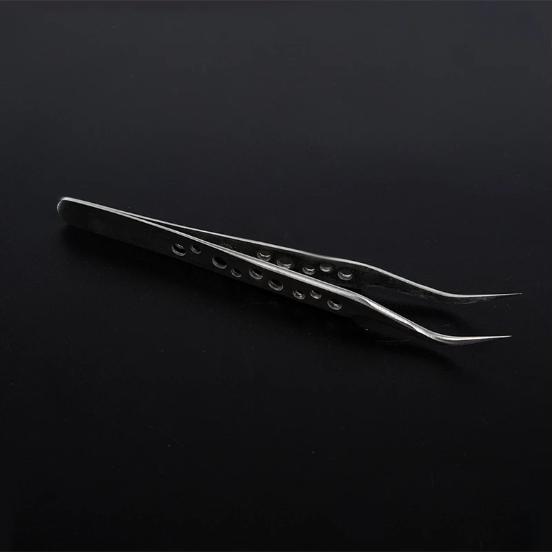 Electronics Industrial Tweezers Anti-static Curved Straight Tip Precision Stainless Jewelry Tweezers For DIY Diamond Gem Tools