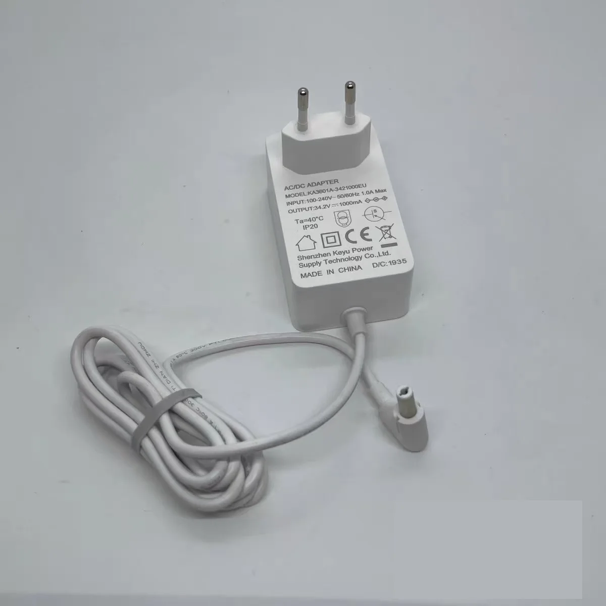 34.2V 1A Vacuum Cleaner Power Adaptor for Xiaomi Roidmi F8 F8E XCQ01RM X20 X20Pro Cordless Handheld Vacuum Cleaner Parts Adaptor