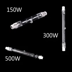 150W 300W 500W Halogen Lamp 78MM Double Ended Linear R7s Light Bulb AC220-240V Household Decor