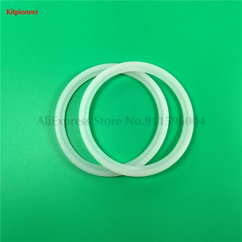 جديد الأبيض خواتم الختم من لينة الآيس كريم صانع قطع غيار لآلة الآيس كريم Accessoriy استبدال 2 قطعة