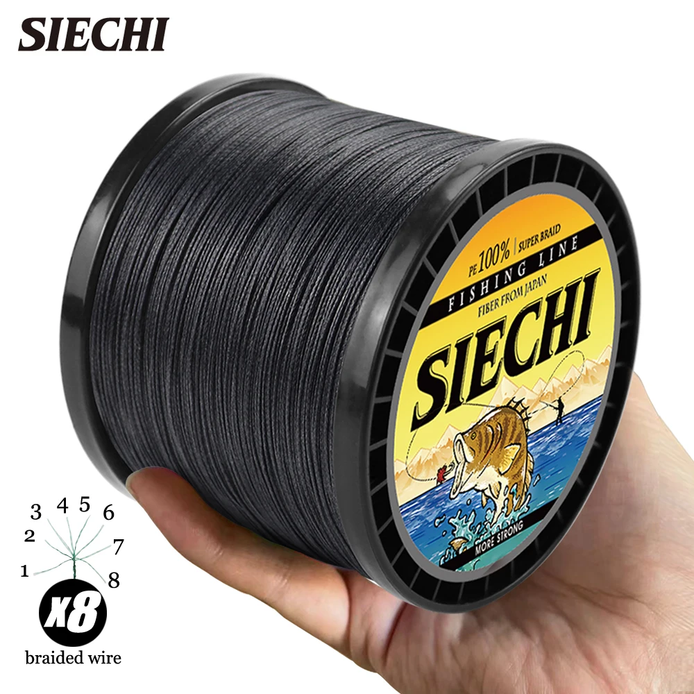 SIECHI 300M Japan Original  Upgrade X8 Super Strong Saltwater Fishing Line 8 Strands Multifilament Muiltcolor PE line