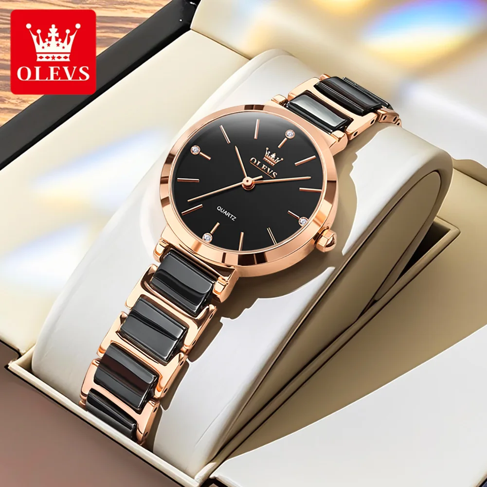 Watch OLEVS Japan Quartz Movement, Elegant Rose Gold