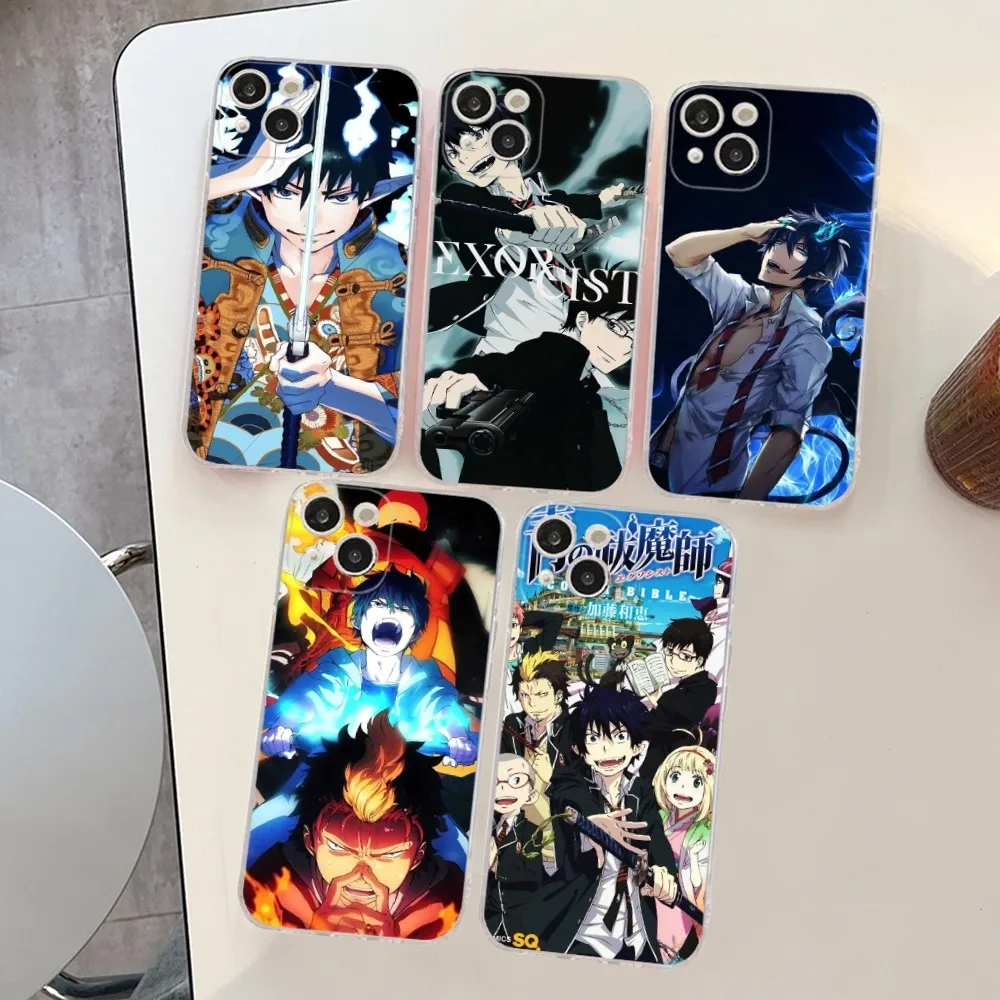 

Blue Exorcist Phone Case Silicone Soft for iphone 15 14 13 12 11 Pro Mini XS MAX 8 7 6 Plus X XS XR Cover