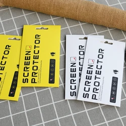 100pcs Mobile Phone Screen Protector Packaging Box, Phone Film Box, Universal Carton Packing Box, Phone Tempered Glass Box