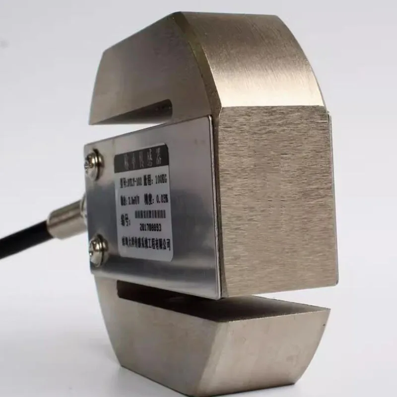 

High-precision circular S-type pull pressure sensor force measurement weight gravity load cell pull force 100kg