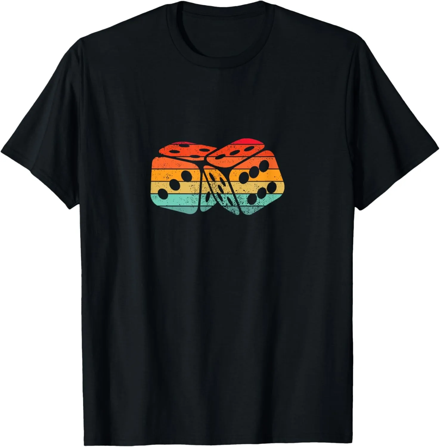 Casino Craps I Do Things The Hardway 3s Dice Gambling T-Shirt Customizable Casual T Shirt for Man Camisas Streetwear