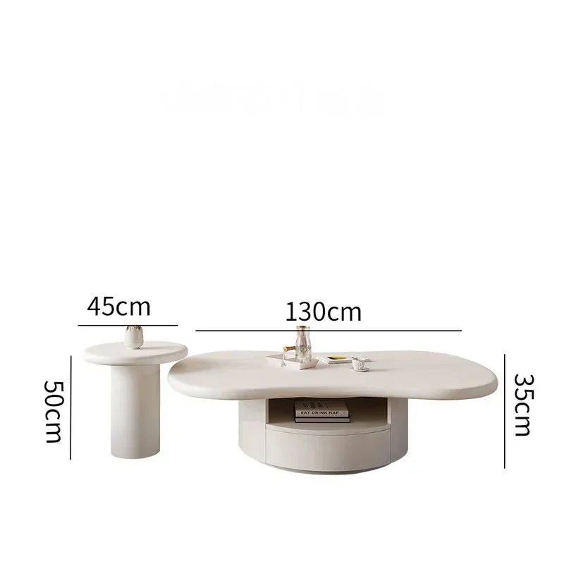 New Modern Tea Table Living Room Wooden Table Scandinavian Bedside Dining Table Corridor Garden Aesthetic Marble Home Furniture