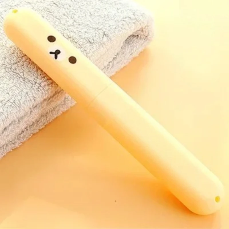 Travel Portable Toothbrush Box Toothbrush Storage Box Cute Cartoon Easy BearToothbrush Set Toilet Toothbrush Set image 6