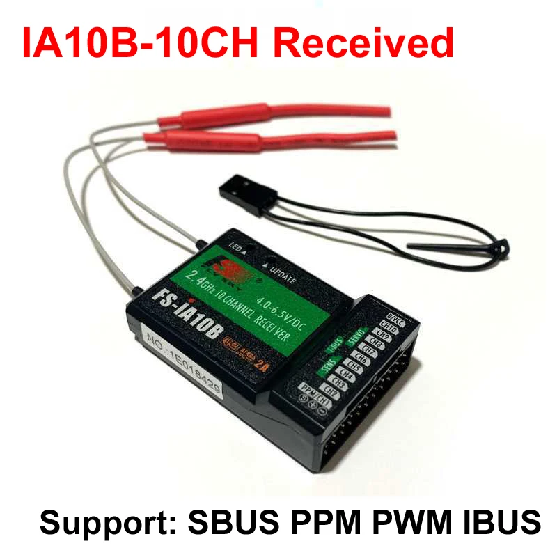 Оригинальный Flysky FS-i6/I6X/I6S I6 2,4G 6ch/10CH RC МОДЕЛЬ 1/2 Контроллер передатчика FS-iA6/FS-iA6B/IA10B Приемник для DIY Drone