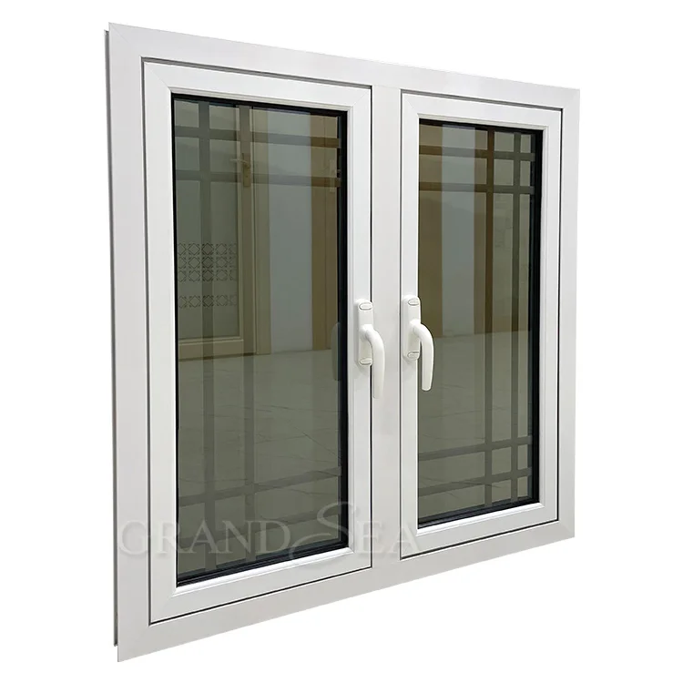 Aluminium cheap french casement storm windows open inside casement window push and pull swing windows