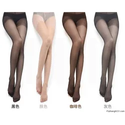 Sexy women seamless pantyhose net tight nylon stocking fishnet mesh female hosiery Core spun silk crotch thin PR68