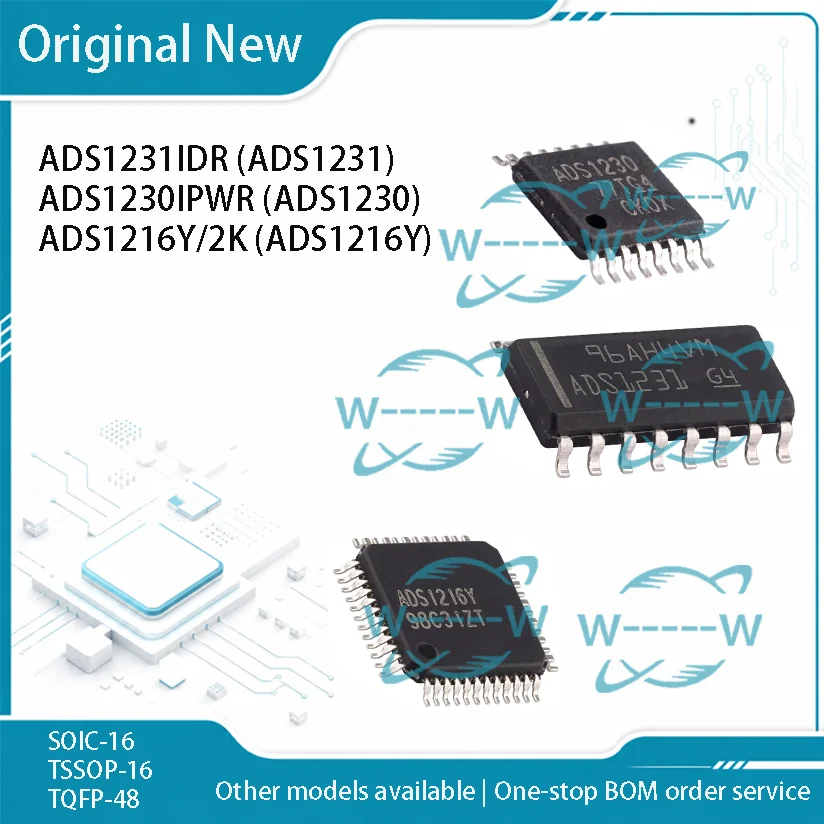 5-50PCS)new ADS1231IDR ADS1231 ADS1230IPWR ADS1230 ADS1216Y/2K ADS1216Y SOP QFP IC CHIP