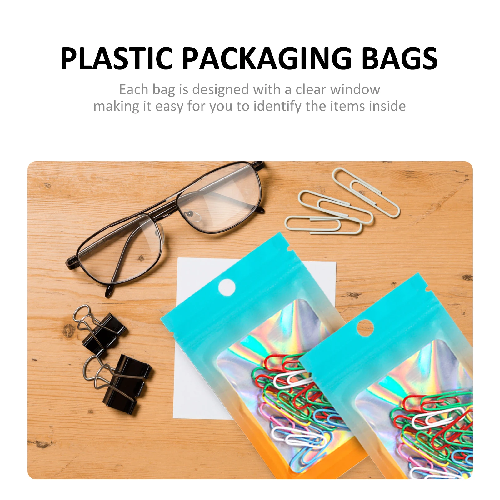 

Sealed Aluminum Foil Bag Sealable Bags for Packaging Small Business Jewelry Resealable Plastic Clear