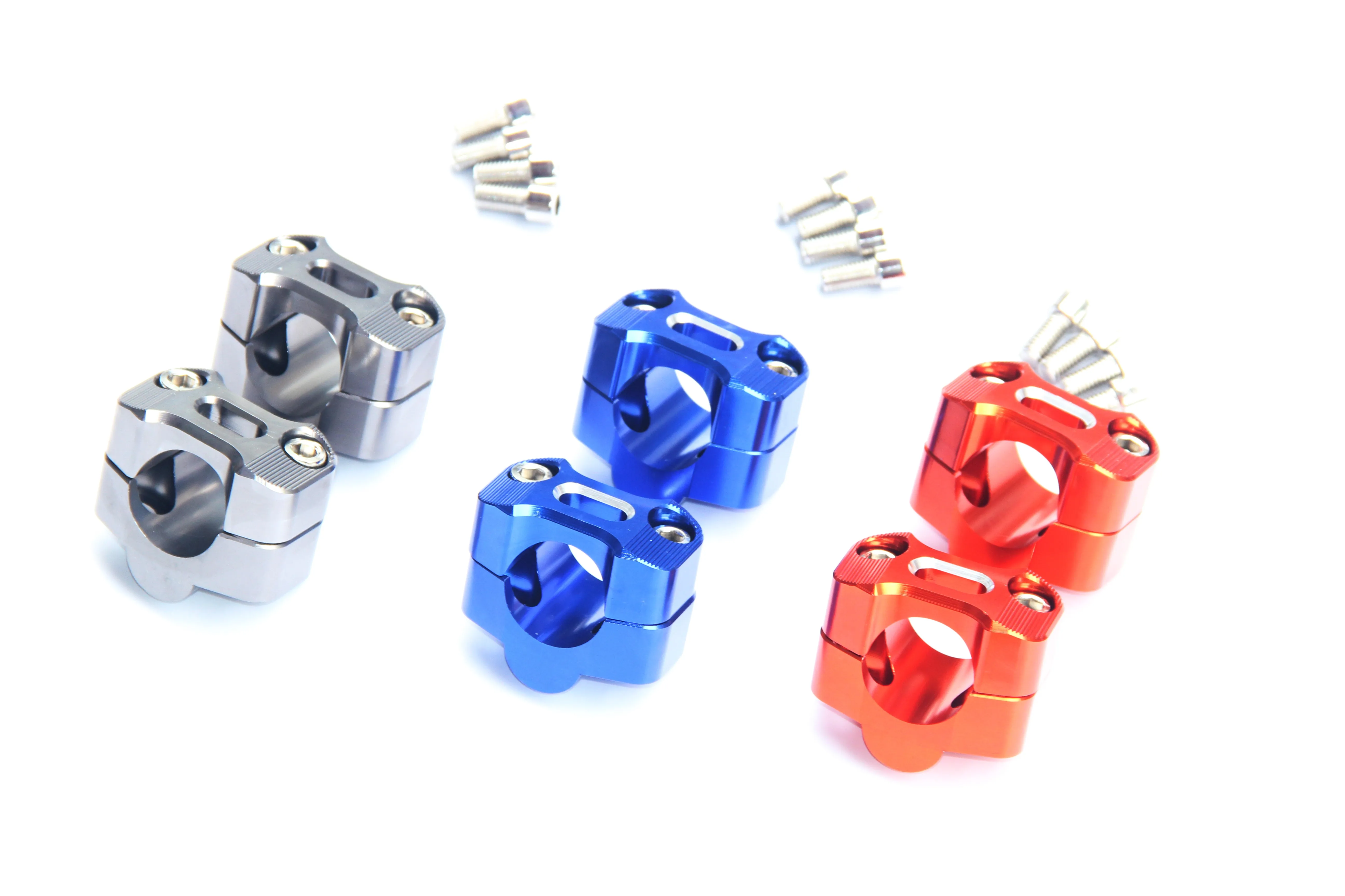 28MM 1-1/8 Motorcycle Bar Clamps Handlebar Bar Risers For Bar Pit Dirt Bikes dirt bike race bike Kayo BSE APPOL LIYA EGL