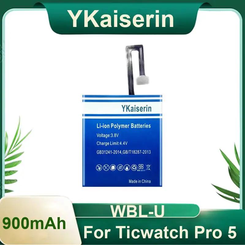 Smart Watch Battery 900mAh For Ticwatch Pro 5 Robust Wbl-U
