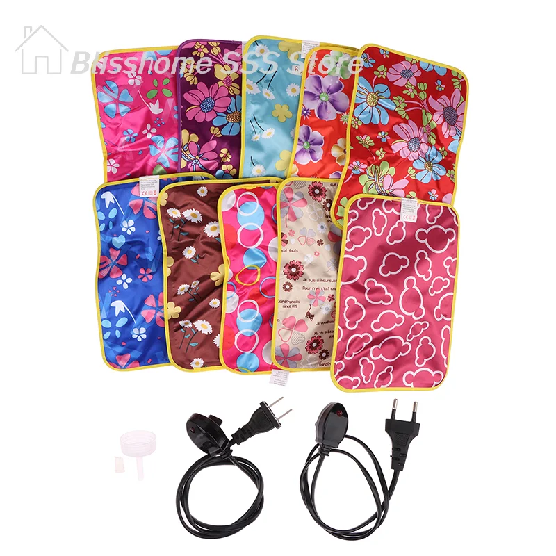 【S】Bolsa de agua caliente eléctrica recargable con enchufe europeo/estadounidense, calentador de manos, bolsa térmica para invierno, bolsas de agua caliente, Kruikenzak Voor