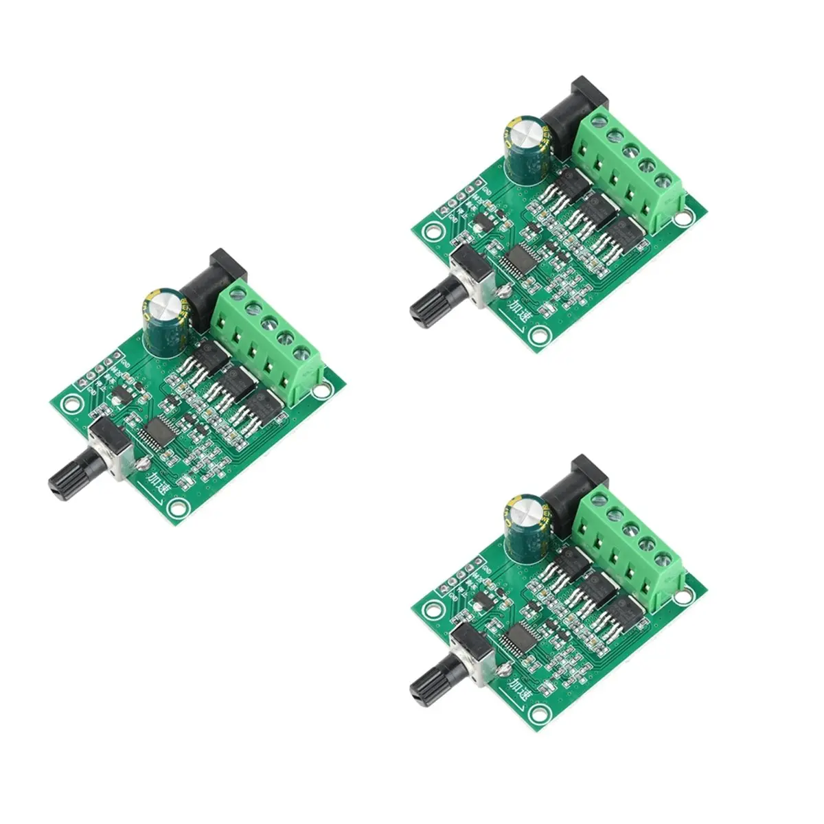 ☶❈＊♥AC2101-Three-Phase Brushless DC Motor Driver Board 75W ESC Driver Board Speed Control Module for HDD Fan 3-Pack