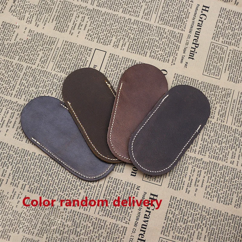 Custom Leather Cowhide Scabbard Storage Folding Knife Protective Case for Butterfly Knife Leather Case