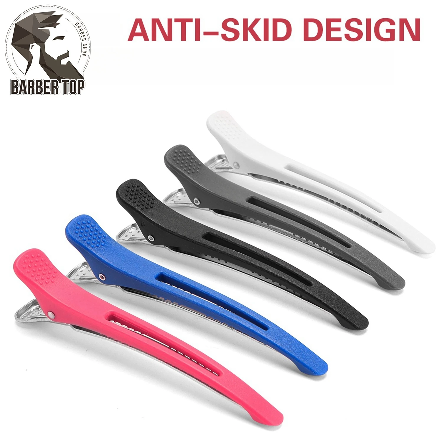 

6PCS Heat-Proof Hairpins Salon Haircut Anti-static Carbon Hair Clips Professional Women's Braided Styling Tool Accessories