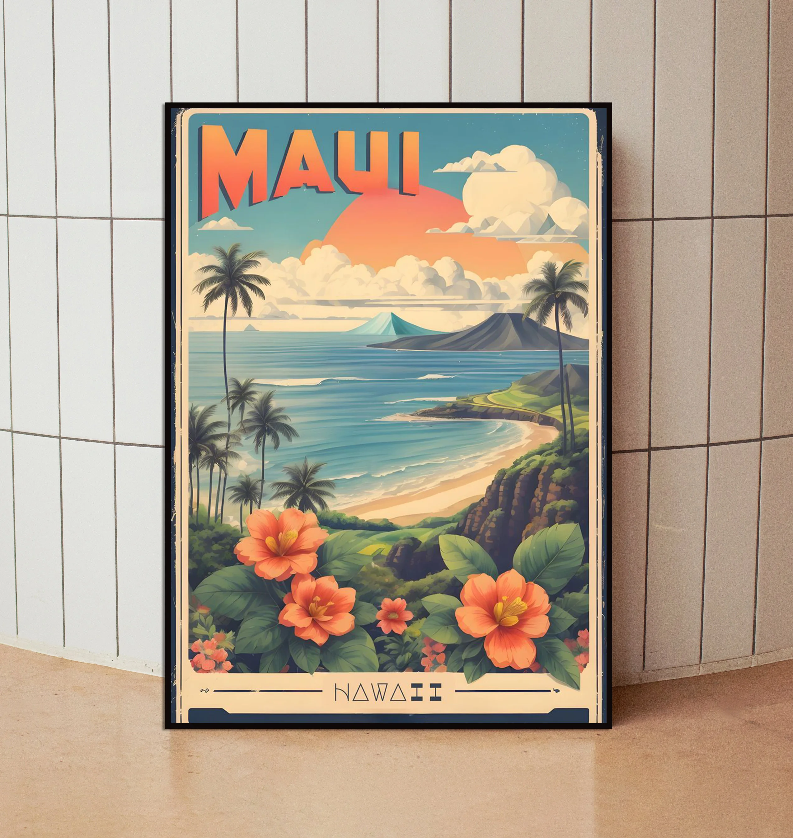 Worldwide Vintage Travel Series Poster Print Canvas Painting Art Pictures Home for Living Room Wall Decor Frameless Painting