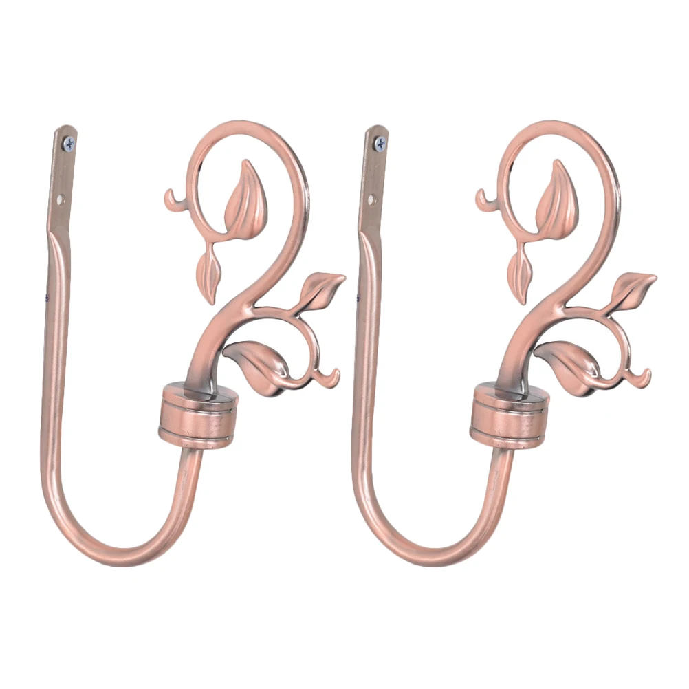 

Curtain Hooks Decorative Alloy Holders Anti Rust Window Wall Tiebacks Drapery Hardware Bedroom Living Room Accessories