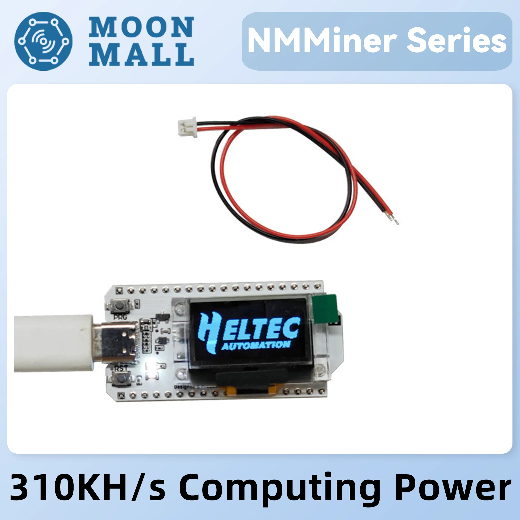 

Nerd Miner V2 Pro USB High Performance 310KH Heltec LoRa 32 Solo Lottery Miner Win BTC with Low Power Consumption WiFi Connect