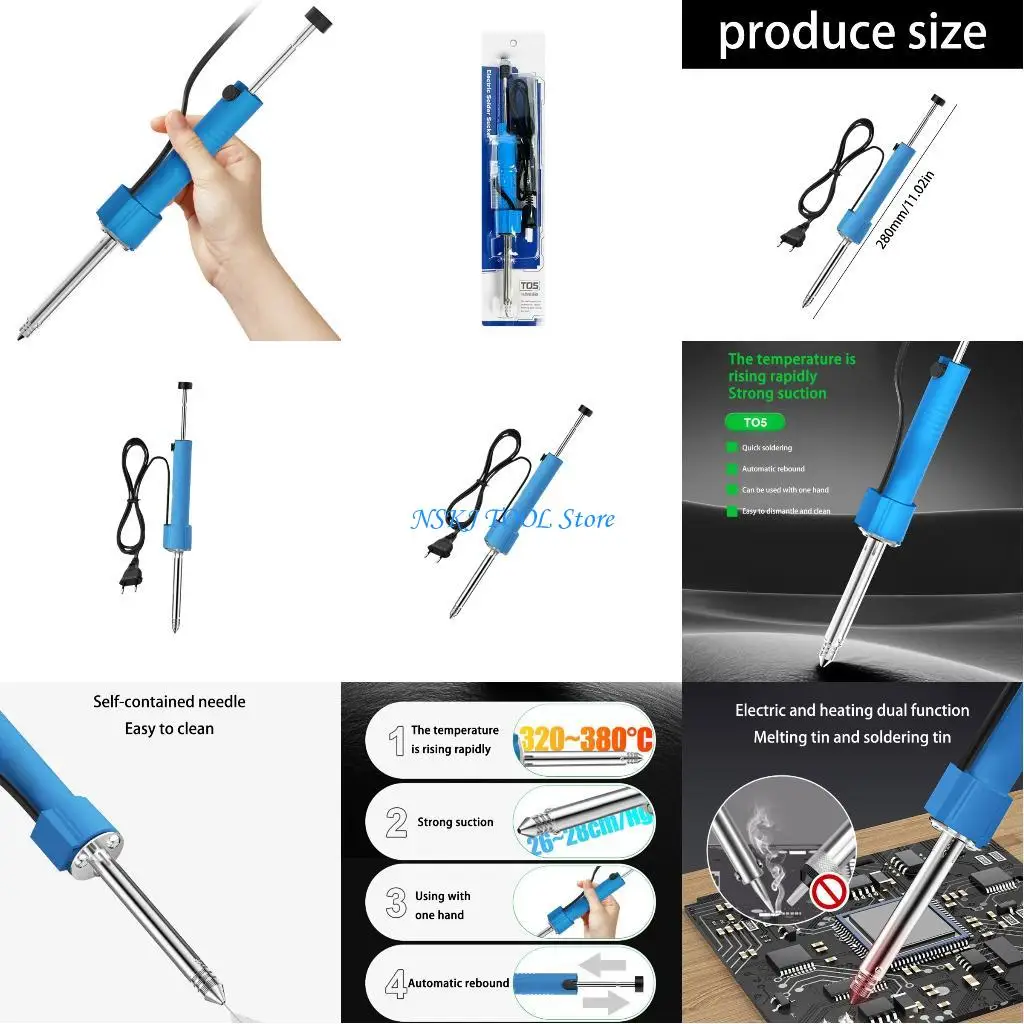 

L8RC Ergonomic Alloy Soldering Tool With Vacuum Pumps For Quick Solder Removal And Precise Temperature Control Maintenance