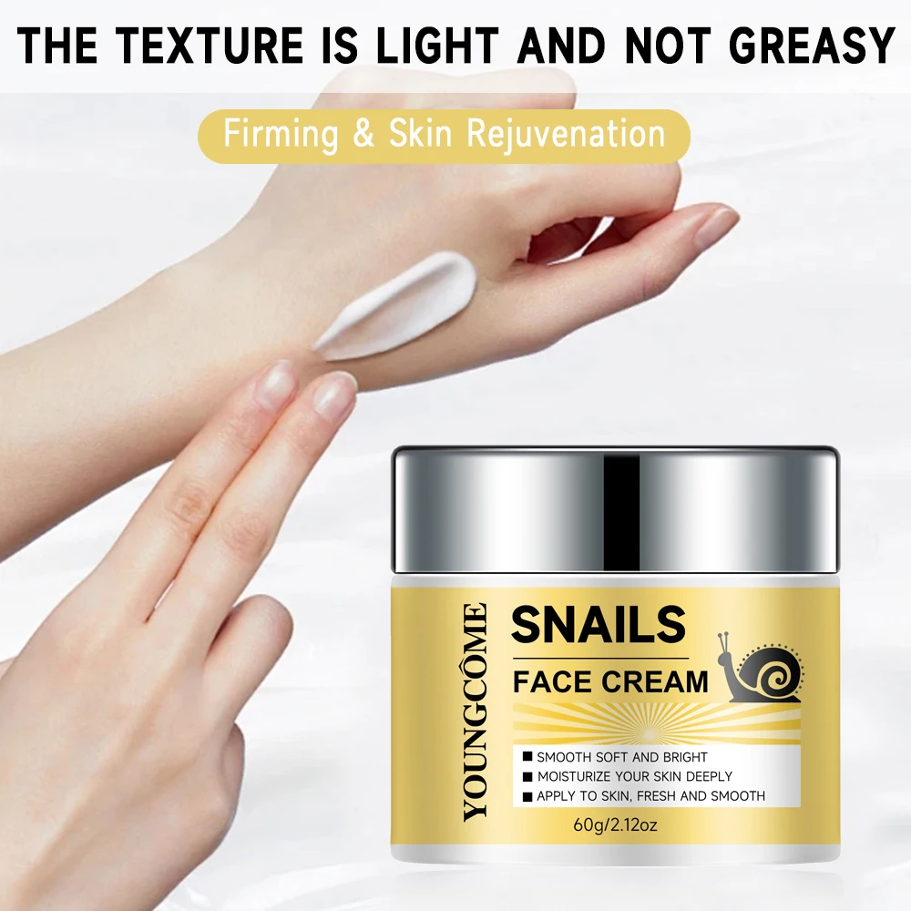 Snail Multi-Purpose Face Cream Hydrates Moisturizing for Anti-aging Wrinkle Cream Improve Cracked Dry Rough Skin Facial Cream