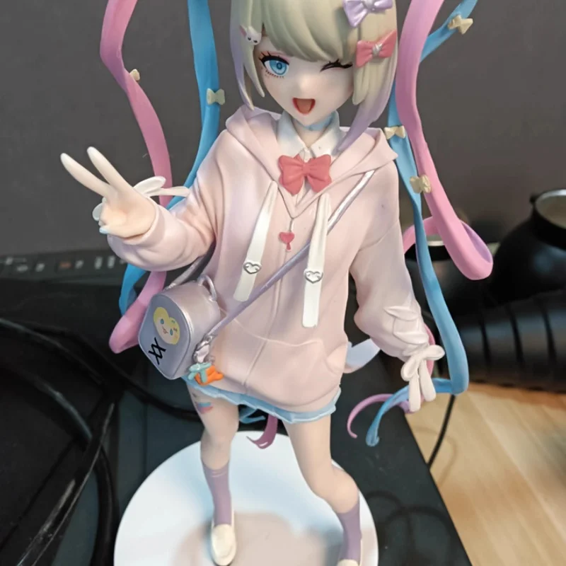 Needy Girl Overdose Rain Ultra Super น่ารัก Angel-Chan Virtual Streamer รูปอะนิเมะชุดเครื่องประดับของขวัญของเล่นสะสมรูป