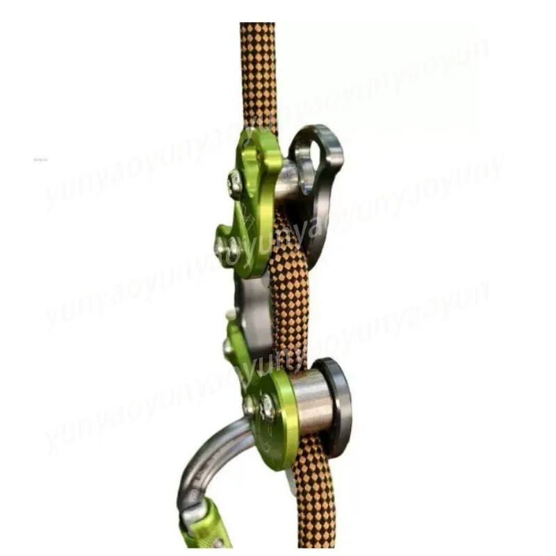 Outdoor Empty Work Climbing Grasping Knot Manual Ascending and Descending Device Mechanical Grasping Knot Pulley