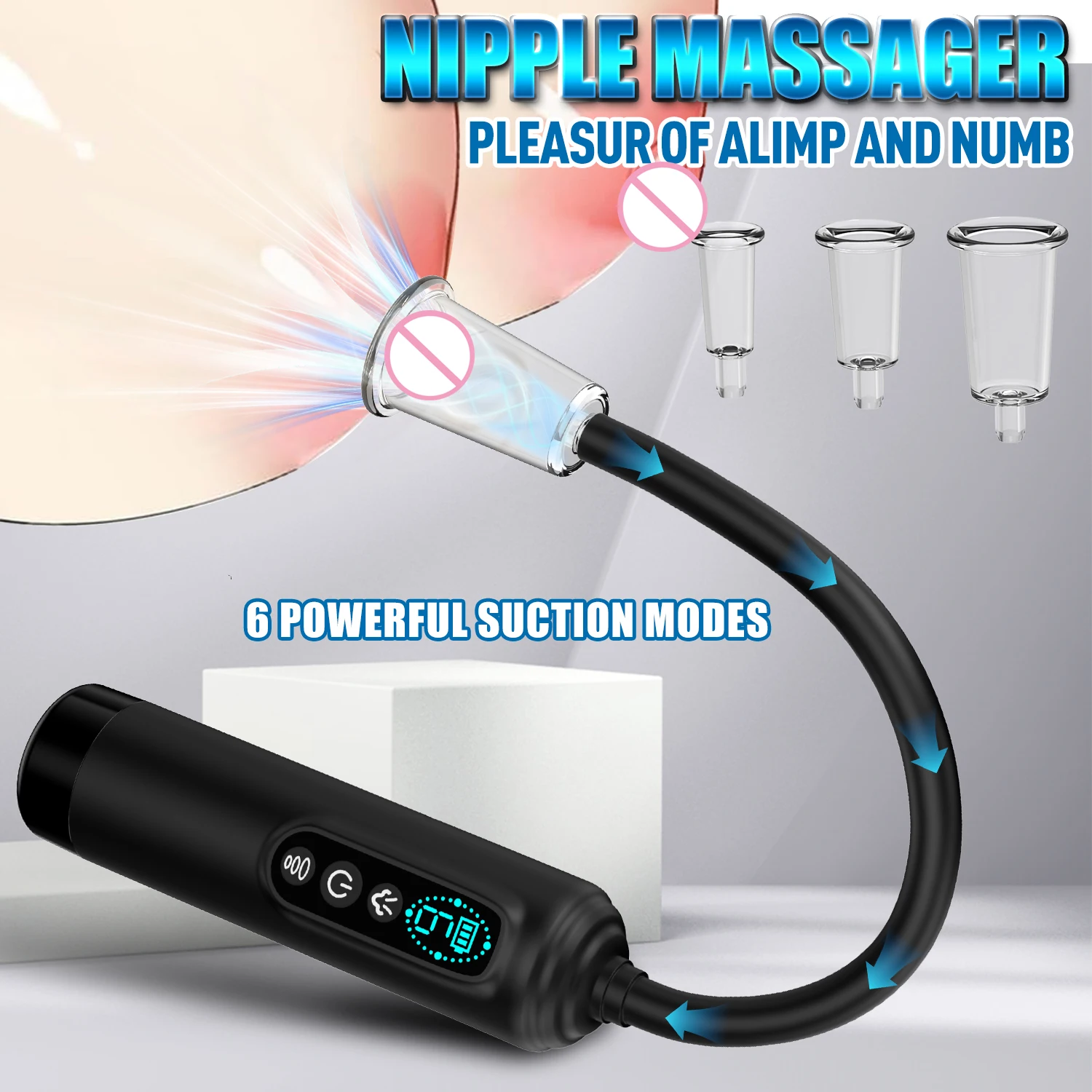 Electric Clit Sucker Vibrator Pussy Pump Nipple Sucking BDSM Vacuum Vagina Clitoral 6 Suck Modes Suction Women Sex Toys view 4