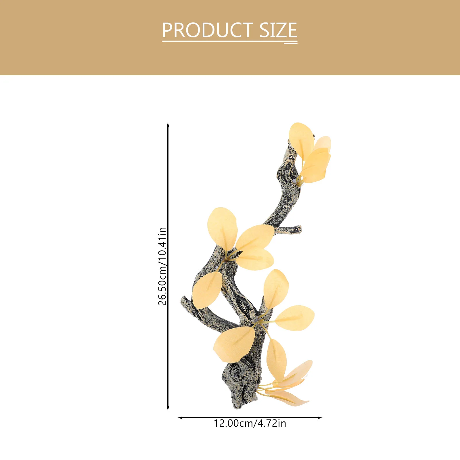 

Fish Tank Decor Resin Crafts Tree Root Aquarium Ornament Artificial Painted Pottery Decorations