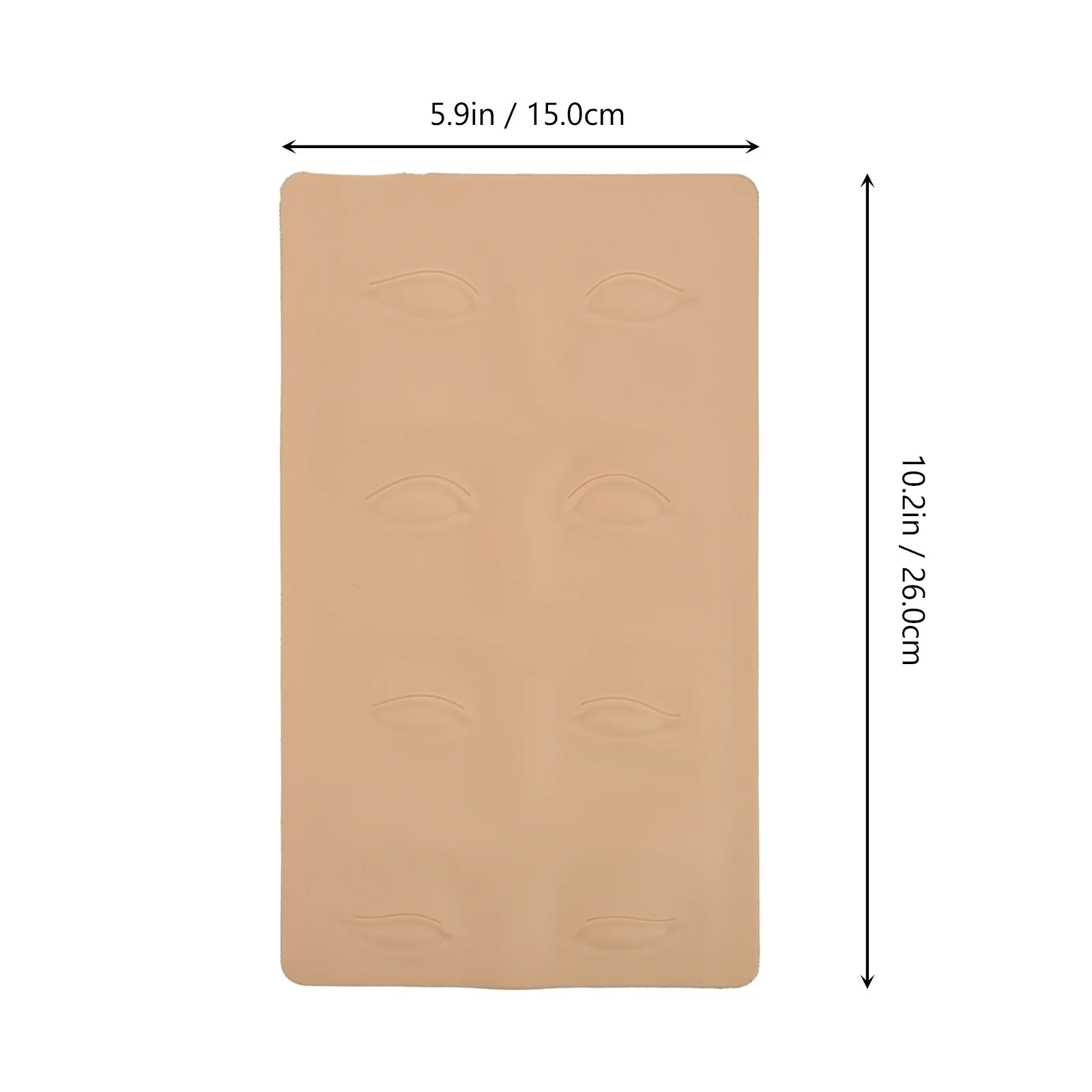 Accessori per la pratica delle lenze per microblading in silicone per la pratica della linea degli occhi da 3 pezzi