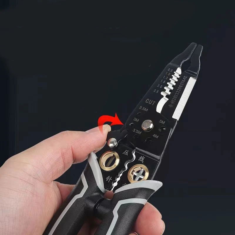 1 Piece Wire Stripper Tool - 9-In-1 Wire Cutter Stripper, Crimper Cable Tool Wiring Tool