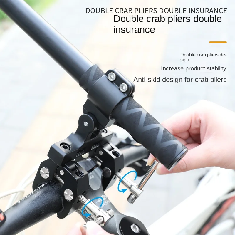 for Insta360 X4 X3 X2 Bicycle Bracket Accessories with Invisible Selfie Stick Holder Handlebar Mount Stand Accessory