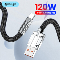 Elough 120W 6A USB Type C USB Cable Super Fast Charing Line for Xiaomi Samsung Huawei Honor Quick Charge USB C Cables Data Cord