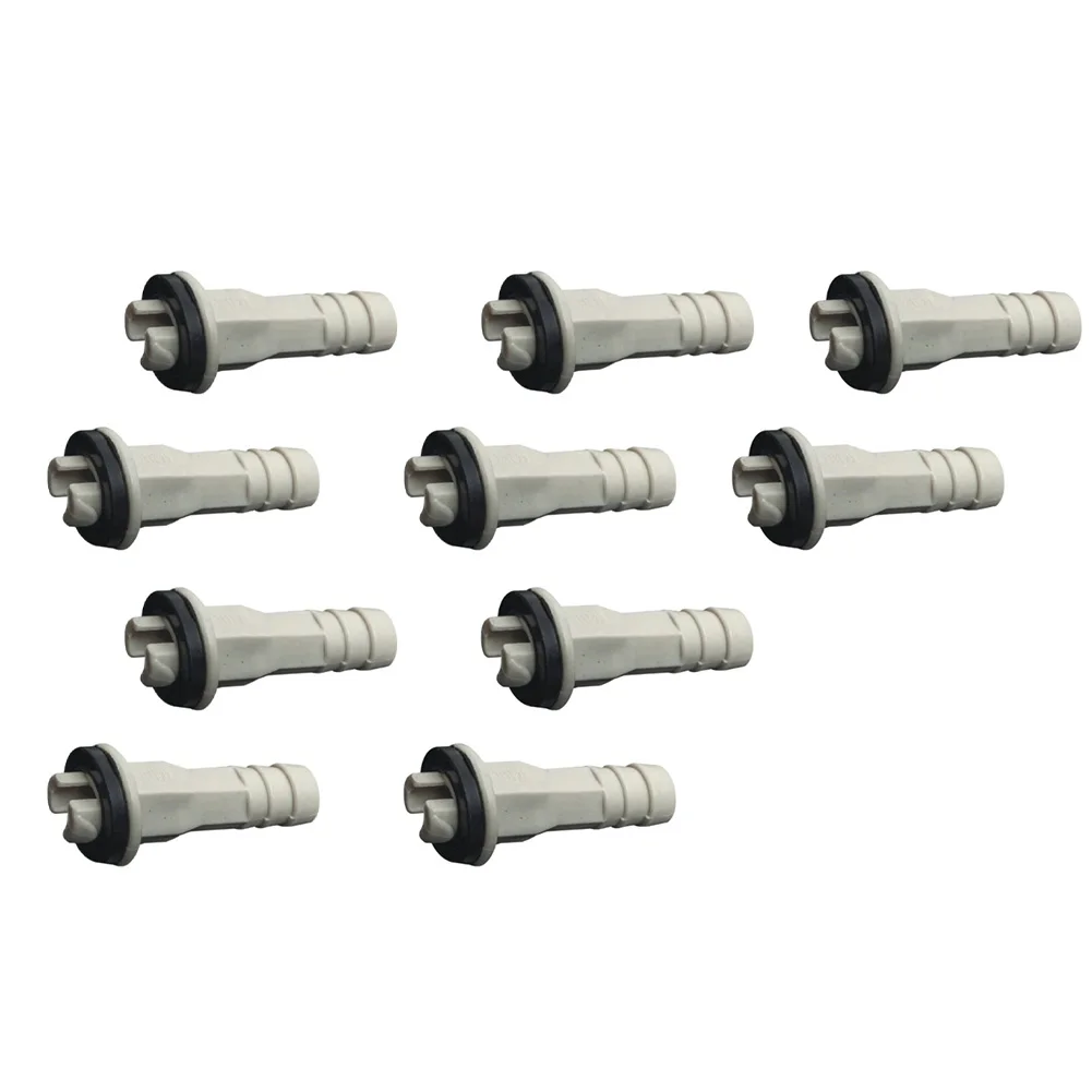 Window AC Drain Pipe Condensate Drain Fitting For Condensate Draining Air Conditioner Drain Connector Integrated Rubber Ring