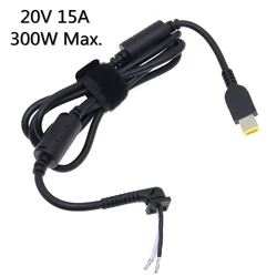 Cable de alimentación CC para ordenador portátil, conector adaptador de 20V 15A 300W para Lenovo Legion Y740 Y920 Y540 P50 P70 P71 P72 P73 Y7000P Y9000K