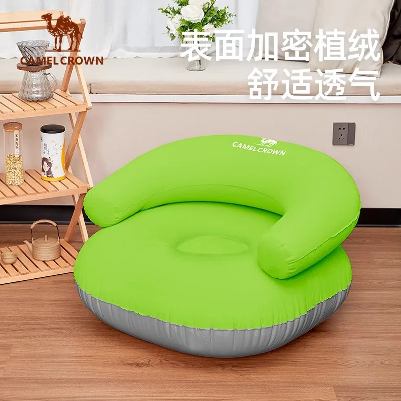 

Outdoor inflatable sofa, lazy sofa, single person air sofa bag, portable camping lounge chair, sitting around camping