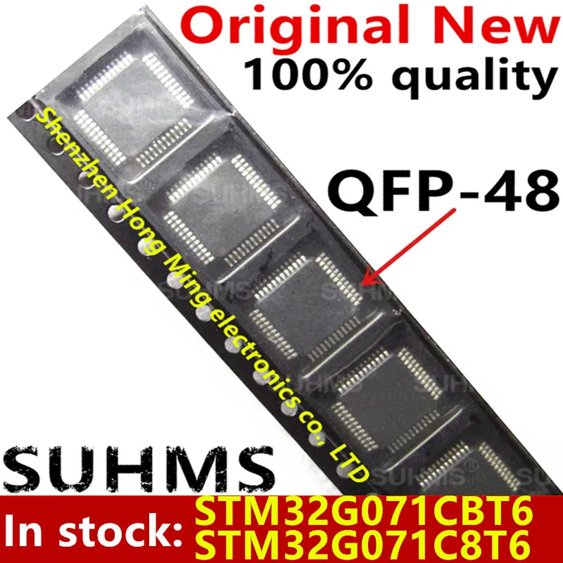 (10piece)100% New STM32G071C8T6 STM32G071CBT6 STM32G071 C8T6 CBT6 QFP-48 Chipset