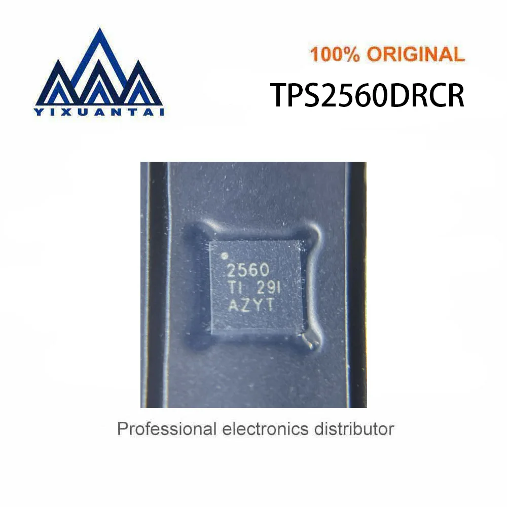 

10pcs/Lot TPS2560DRCR TPS2560DRCRG4 TPS2560DRCT TPS2560 Marking 2560【IC POWER DIST SWITCH ADJ 10SON】New