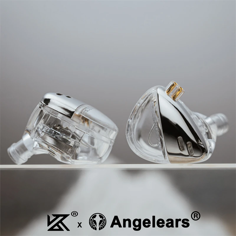 KZ X Angelears Libra X سماعات أذن سلكية HiFi Bass Music سماعات رياضية Hi Res Ultra Wide Frequency Dynamic IEM سماعة الألعاب #4