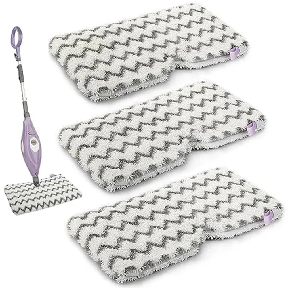 3PCS Upgraded Scrub Vapor Mop-Pad 32X18Cm For-SHARK Steam Pocket-Mop Replacement For S3501,S3601,SE450 Steam Cleaner Accessories