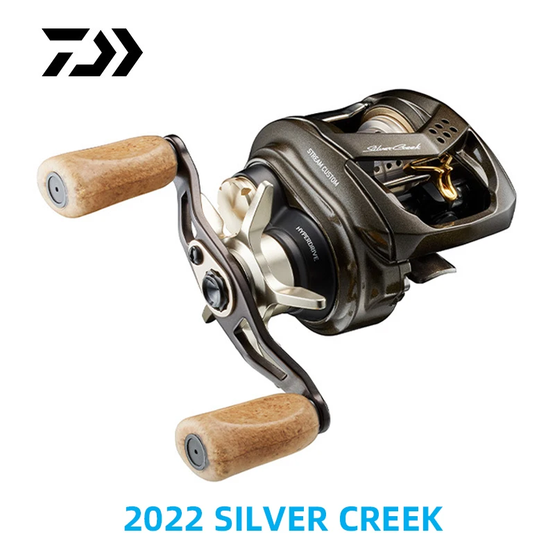 

2022 Original DAIWA SILVER CREEK AIR TW STREAM CUSTOM 8.5R/8.5LMax Drag 3.5kg Low Profile Slatwater Baitcast Fishing Reel