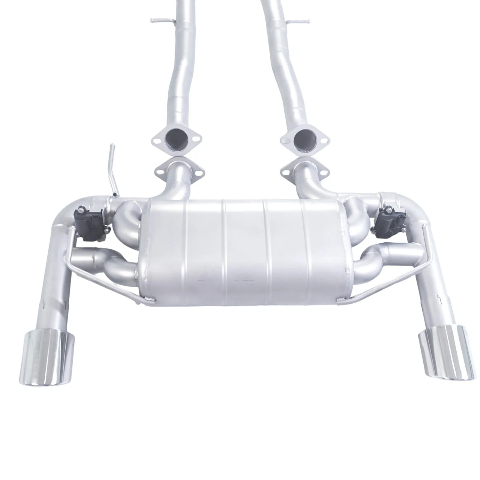 GFC catback SUS304 high-performance exhaust pipe, electronic valve muffler system,2 tips for 2014-2024 Infiniti Q60 3.0