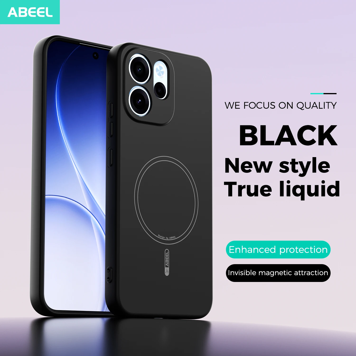 

For OPPO Reno 15 F 14 F 15F 14F Case Hand Feel Liquid Silicone Magsafe Soft Mobile Phone Cover