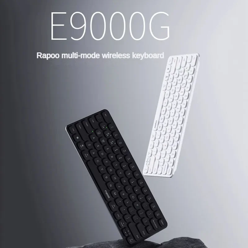 Rapoo E9000G Wireless Bluetooth Keyboard Portable Ultra-thin Body 78keys Scissor Structure Laptop Business Office Keyboard Gifts