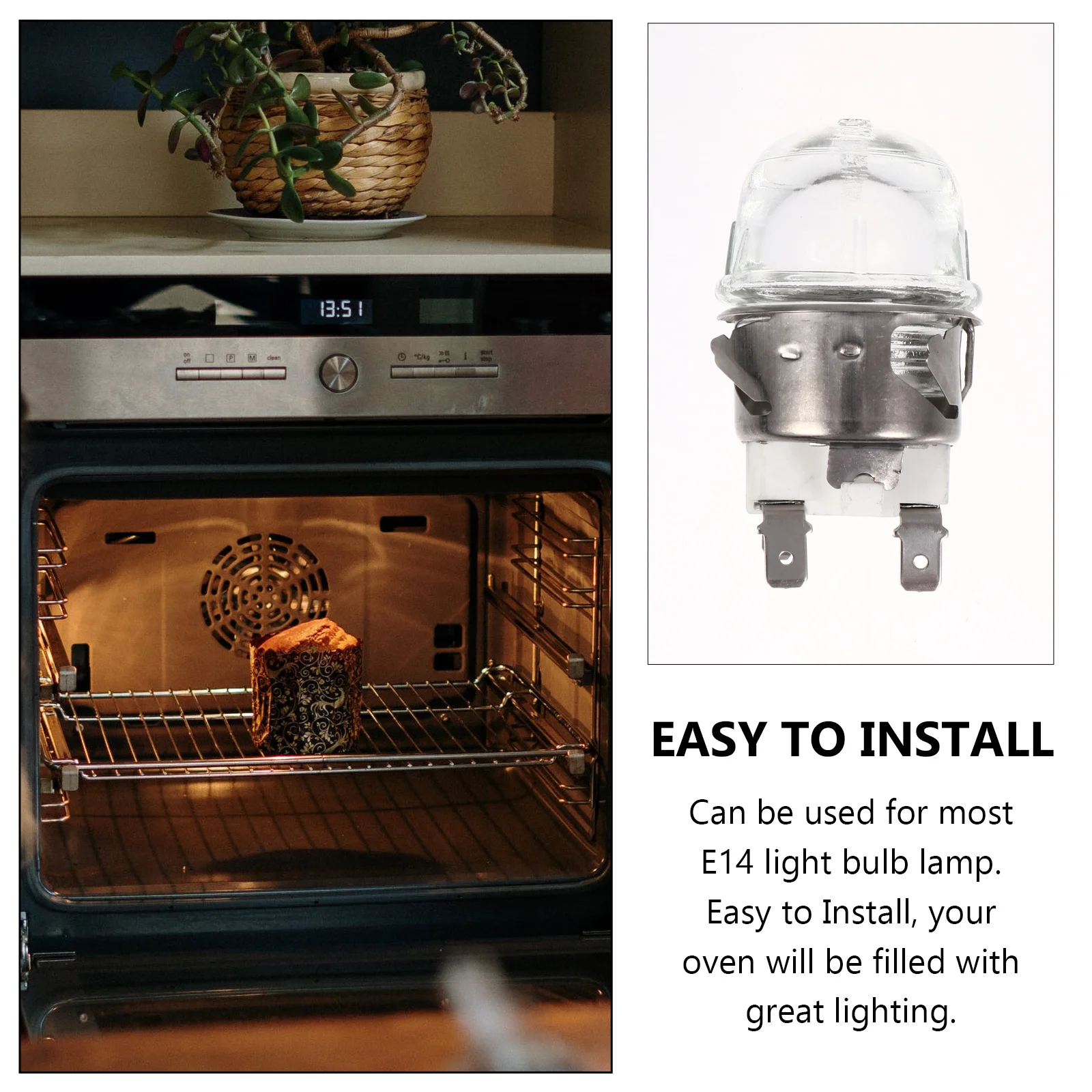 

Oven Lamp Holder E27 Adapter Light Socket Bulb Lighting Led Bright Base Sockets for Bulbs Support G9 Ceramics Gu10 to