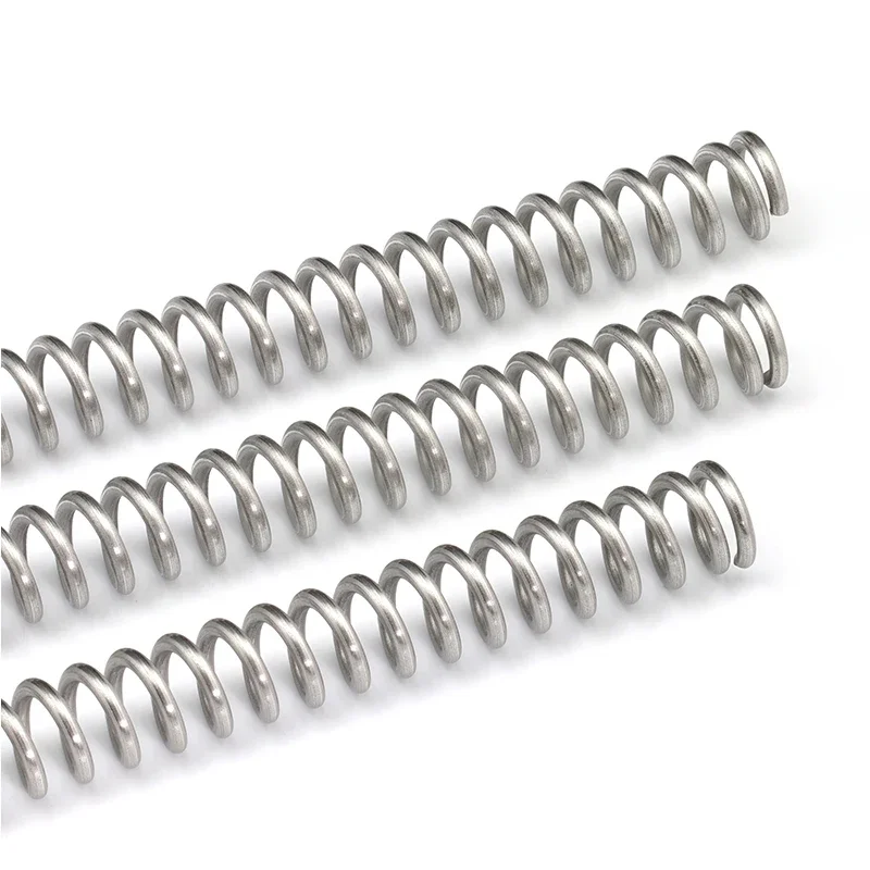 1/2PCS 304 Stainless Steel Return Spring Diameter0.8~2mm Compression Spring Length 305mm