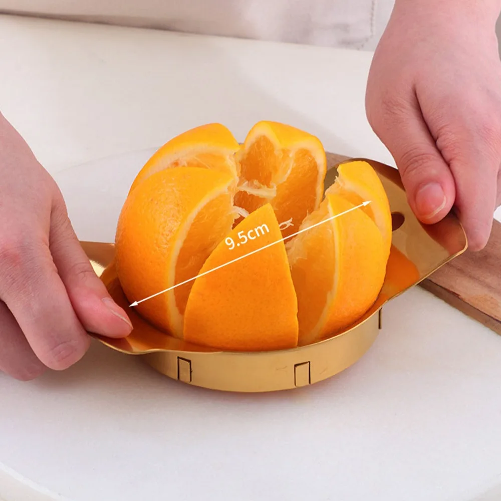 304 Stainless Steel Fruit Wedger Multifunctional Easy to Clean Fruit Cutter Divider Safe Labor Time Saving Apple Wedge Cutter